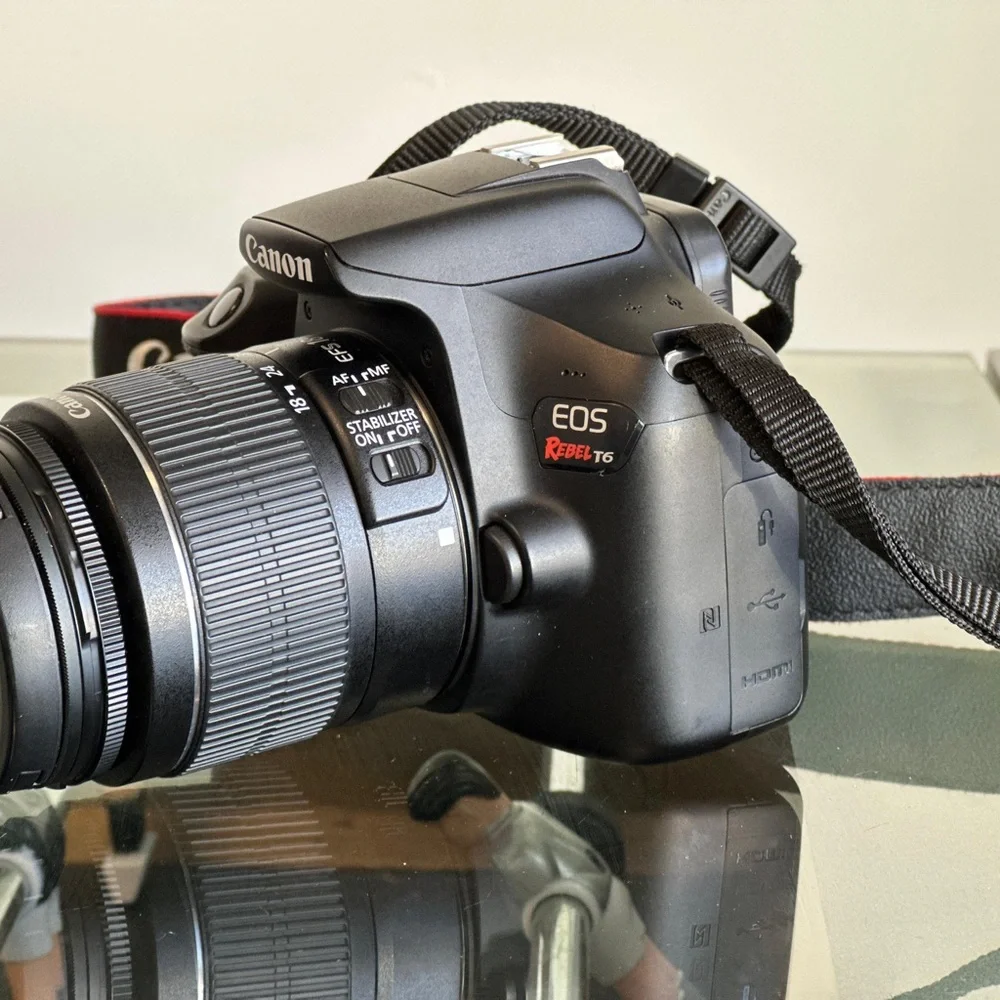 Canon EOS Rebel T6 Camera reflex digital with lens 18 – 55 mm